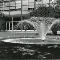 Perlstein Hall and Fountain