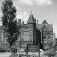 Armour Research Foundation Laboratory and Administration Building, with Armour Mission and Main Building in Background